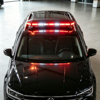 Barre lumineuse stroboscopique COB rouge-blanc-rouge haute performance BIAOCHI 122 cm 48 pouces, lumière d'avertissement de sécurité pour voiture, camion, SUV, lampe de secours pour toit