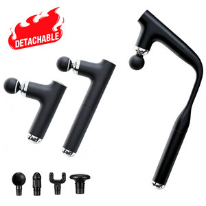 Pistola <span class=keywords><strong>de</strong></span> Masaje Vibratoria Desmontable OEM Personalizada, Sin Escobillas, Bajo Ruido, para Masaje <span class=keywords><strong>Corporal</strong></span> Completo, Espalda, Cuello, Fascial y Tejido Profundo, con Mango - Product Image 1