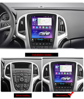 MEKEDE Écran tactile Android 9,7 pouces 8+128G 8 cœurs 4G LTE WIFI Car-play Auto pour Buick Verano Opel Astra J 2009-2015