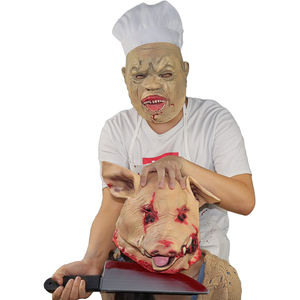 Máscara <span class=keywords><strong>de</strong></span> Látex <span class=keywords><strong>de</strong></span> Payaso Asesino Zombi para Adultos, Disfraz <span class=keywords><strong>de</strong></span> Halloween y Navidad, Accesorios Sangrientos para Fiestas - Product Image 4