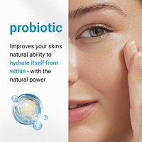Crème probiotique pour favoriser une peau plus ferme et un teint plus uniforme, légère et hydratante