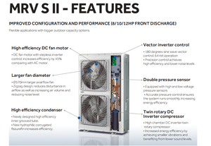Sistema de Aire Acondicionado Mini VRF <span class=keywords><strong>Haier</strong></span> MRVSII, Tipo T3 VRV, Aire Acondicionado Central IFPERA Multizona con Unidad Interior de Conductos Delgados - Product Image 3