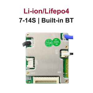 ระบบการจัดการแบตเตอรี่ที่ใช้ PCB 20A-50A BMS Smart 7S-14S ฟังก์ชั่นการสื่อสารสมดุล UART สำหรับจักรยานไฟฟ้า - Product Image 5