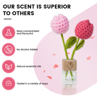 Usine vente directe tissé motif voiture parfum diffuseur climatisation Clip parfumé coloré sortie désodorisant en métal verre