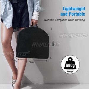 Housses de siège automobile, coussin de siège de voiture en mousse à mémoire de forme pour chaise de bureau, soulagement de la douleur sciatique - Product Image 6