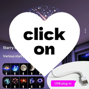 Nuevo Proyector Portátil 2 en 1 para Auto, 15 Películas de Proyección, Luz Nocturna de Cielo Estrellado de Galaxia Ajustable en 360°, 4K HDR Ajustable - Product Image 2