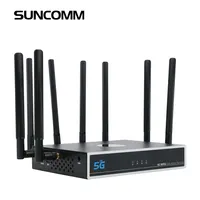 USA Penjualan Laris 5G Cpe WIFI 6 Router dengan Slot Kartu SIM Antena Eksternal Suncom O2 Mesh Rumah Perusahaan Routeur Modem 5G