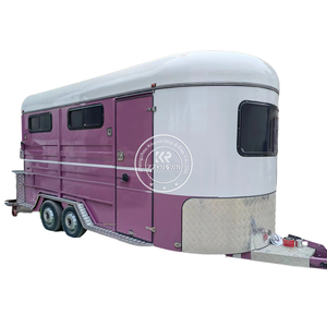 Remorque pour chevaux de grande taille à vendre en 2025, avec rangement, remorque pour 3 chevaux avec armoire et bassin d'eau - Product Image 1