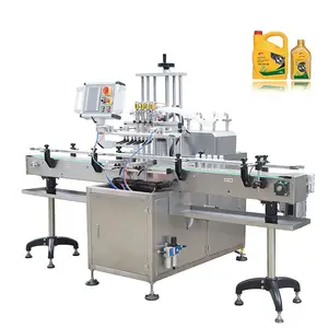 The One Packaging Four Heads Petroleum jelly hot wax paraffinum liquidum Gear Pump Filling Machine with Servo Motor Control