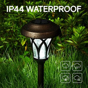 Decoración solar exterior del jardín de la aleación de aluminio de la luz del césped del LED IP65 para el paisaje del camino - Product Image 4