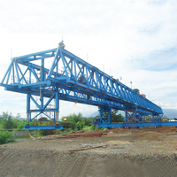 Lanzador de Vigas para Puentes de 900 Toneladas de Alta Resistencia, con Control Hidráulico Automático, Motor, Rodamientos y Caja de Cambios para la Construcción de Puentes de Gran Vano
