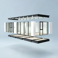 Maison préfabriquée de luxe, capsule spatiale, camping, petite maison, maison modulaire en conteneur à vendre