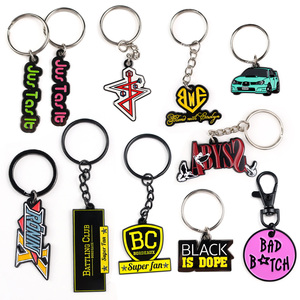 Nhà Sản Xuất Kim Loại Thủ Công Mỹ Nghệ Chuyên Nghiệp Tùy Chỉnh Thư Móc Khóa Kim Loại Men Móc Chìa Khóa Cho Túi - Product Image 5