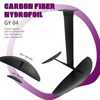 Nouveau modèle GY04 hydroptère Sports nautiques haute qualité 3k fibre de carbone feuille de surf 1232 m² ailes de surf Efoil pompe feuille hydroptère