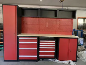 2024 JZD Garage tool workbench di stoccaggio banco di lavoro/tavolo strumento banco da lavoro/cassetto di stoccaggio acciaio