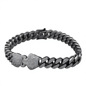 <b>Silver</b> Rhodium Plated Moissanite Animal Shape <b>Stacking</b> <b>Ring</b> for Unisex Gift - Product Image 2