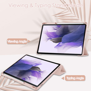 Étuis en cuir PU pour <span class=keywords><strong>Samsung</strong></span> Tab <span class=keywords><strong>S9</strong></span> <span class=keywords><strong>Plus</strong></span> couvertures en gros pour <span class=keywords><strong>Samsung</strong></span> Tab <span class=keywords><strong>S9</strong></span> FE <span class=keywords><strong>Plus</strong></span> - Product Image 4