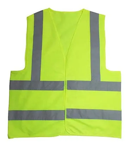 उच्च दृश्य जैकेट 2 "चौड़ाई चिंतनशील टेप 100% पॉलिएस्टर ट्रायोट समर्थन अनुकूलन - Product Image 3