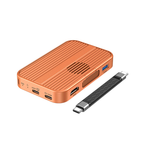 Boîtier SSD magnétique en aluminium, hub <span class=keywords><strong>USB</strong></span>-C 6-en-1, station d'accueil pour <span class=keywords><strong>iPhone</strong></span> 16 Max, adaptateur de stockage vidéo ProRes NVMe 10 Gbit/s - Product Image 2