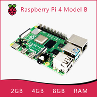 Resmi Orijinal Raspberry Pi 4 Model B Geliştirici Kartı Kiti RAM 2G 4G 8G 4 Çekirdekli İşlemci 1.5Ghz Pi 3B+'dan 3 Kat Daha Hızlı