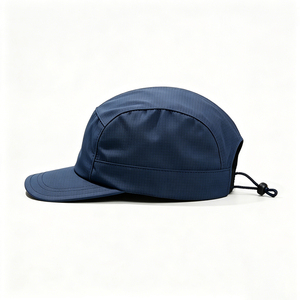 Custom Adults 4 Panel Quick Dry Canvas Camping Cap Adjustable Drawstring Outdoor Travel Sports <b>Hat</b> Lightweight Windproof - Product Image 2