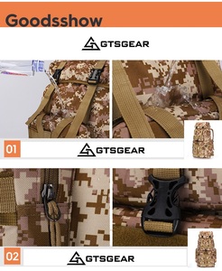 BPL48 C5 nouveau 60L + 10 sac à bagages extérieur élargi grande capacité Camouflage Oxford matériel unisexe sac à dos fermeture éclair voyage - Product Image 4