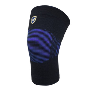 Attelle de genou légère pour le sport, pour le fitness, le basketball, le saut à la corde, la course à pied, la stabilité des articulations, protection, design tricoté - Product Image 1
