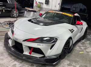 Kit carrosserie capot en fibre de carbone style Vors pour Toyota Supra, performance améliorée - Product Image 2