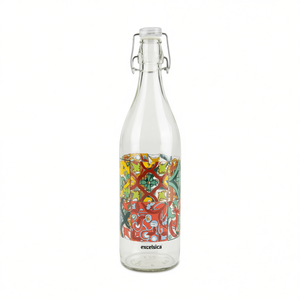 Bouteille en verre Excelsa Lisbona 100 cl, design multicolore - Product Image 2