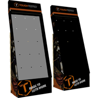 Karton Display Rack mit Peg Hook für Grußkarten Telefon zubehör Postkarten Schlüssel anhänger