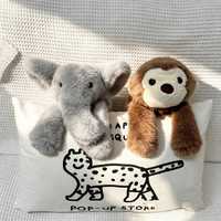 Adorable Peluche Paresseuse Personnalisée, Animal en Peluche Allongé Hippopotame Éléphant Singe, Douce et Réconfortante, Fabricant de Peluches