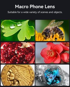 Điện thoại di động máy ảnh ống kính Kit Kính viễn vọng Tele Fisheye góc rộng Macro ống kính lọc cho Iphone cho điện thoại thông minh - Product Image 6