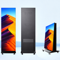 Écran d'affichage LED ultra-fin P2.5 portable et pliable pour les magasins de détail, les expositions et les centres commerciaux