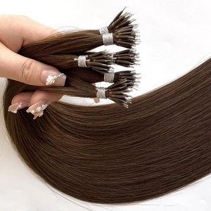 HaiYi Hair Fácil <span class=keywords><strong>de</strong></span> instalar y quitar Nano Ring Extensiones <span class=keywords><strong>de</strong></span> cabello <span class=keywords><strong>de</strong></span> queratina virgen natural europea - Product Image 6