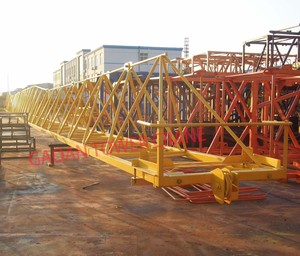QTP63(TC5010) 4t Load 44m 50m Jib Length 40m 50m 60m Height Topless <strong>Tower</strong> <strong>Crane</strong> for Construction Site Mine Bridge Factory - Product Image 3