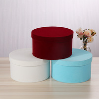 Boîte cadeau ronde de luxe personnalisée pour bougie, avec gaufrage, doublure en éponge, tube en papier et emballage avec ruban