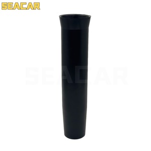 Soporte para Caña de Pescar Seacar, PVC Negro, Resistente a la Corrosión y a los Rayos UV, Accesorios Marinos para Barcos - Product Image 1
