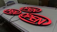 Enseignes d'affaires logo extérieur Led rétro-éclairé lettre personnalisé acrylique lettres Led signe enseignes électroniques pour l'extérieur