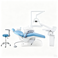 Ensemble complet de fauteuil dentaire avec détartreur LED UDS_N2, caméra intra-orale et compresseur d'air pour clinique dentaire