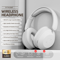 Casque de jeu sans fil haute qualité en promotion avec annulation active du bruit, étanche IPX-5, conception supra-auriculaire pour le sport et les DJ