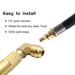 Réducteur <span class=keywords><strong>de</strong></span> pression basse pression <span class=keywords><strong>pour</strong></span> raccordement rapide au propane, compatible avec les poêles et les foyers portables Camp Chef, raccords <span class=keywords><strong>de</strong></span> tuyauterie en coude - Product Image 3