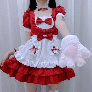 2026 RUIKE OEM Vestido de Criada Japonés <span class=keywords><strong>Sexy</strong></span> Color Crema, <span class=keywords><strong>Disfraz</strong></span> de Criada Little Sweetheart, Vestido Lolita, <span class=keywords><strong>Disfraz</strong></span> de Cosplay de Criada para Espectáculos Escénicos - Product Image 3