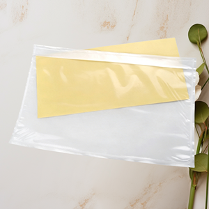 Wholesale Clear PE Self Adhesive <b>Document</b> Pouch Factory Custom Size Color Thickness Adhesive Backed Packing List Enclosed <b>Bag</b> - Product Image 1