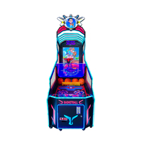 Colorfulsky Machine de jeu de basket électronique d'arcade de rue pour le marché anglophone, Garantie 1 an, Fonctionne à pièces, Prise UE, Rechargeable