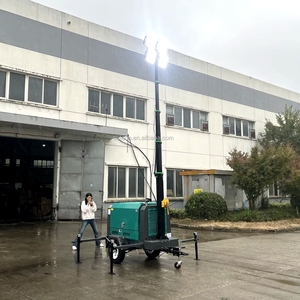 CE ISO EPA 4F certificata torre faro Mobile con generatore Diesel silenzioso 7kw 10kw 15kw 20kw efficienza illuminazione esterna Genset - Product Image 1