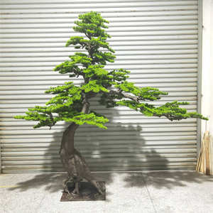 Bonsái Artificial <span class=keywords><strong>de</strong></span> Pino Hecho a Mano, 100% <span class=keywords><strong>de</strong></span> Aspecto Natural, <span class=keywords><strong>para</strong></span> Decoración <span class=keywords><strong>de</strong></span> Interiores del Hogar, Halloween, Navidad, Plástico Duradero - Product Image 3