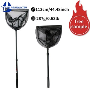 Nouveauté : filet de pêche pliable de 113 cm, filet de capture de poissons sûr, filet de pêche à la <span class=keywords><strong>crevette</strong></span>, filet à crabes - Product Image 5