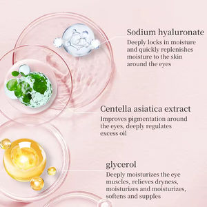 Mascarilla de Ojos de Fresa, Fresca, Hidratante y de Textura Ligera, 80 Piezas, Mascarilla de Ojos Hidratante, Rejuvenecedora y de Textura Ligera - Product Image 5