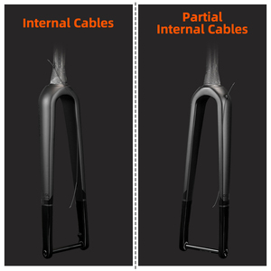 Forcella Anteriore Bici da Corsa in Fibra di Carbonio Personalizzata con Freno <span class=keywords><strong>a</strong></span> Disco, Forcella Gravel, Dimensione Massima Pneumatico 700C*45mm, Perno Passante 12*100mm - Product Image 4