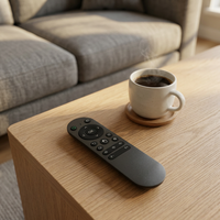 Télécommande Air Mouse pour Maison Intelligente avec Design Mini et 18 Touches Fonction Air Mouse